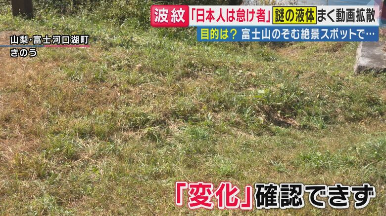 現場に目立った変化はなし（関西テレビ「旬感LIVEとれたてっ！」より）