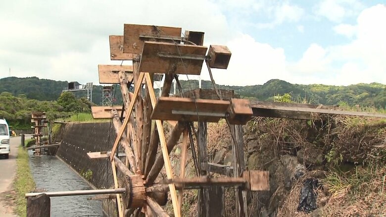 約340年受け継がれる「町切水車」