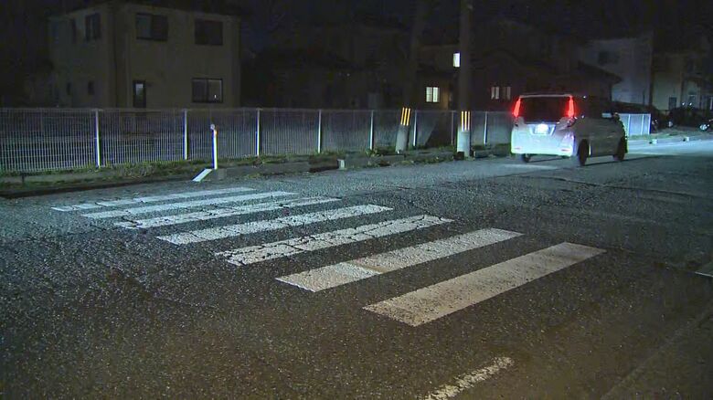 事故現場（新発田市）