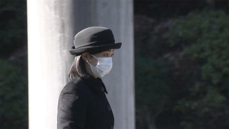 武蔵陵墓地を訪れた佳子さま（7日午前）