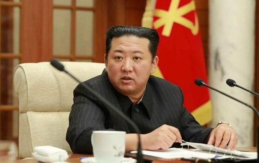 2022年1月19日、党政治局会議を司会した金正恩総書記