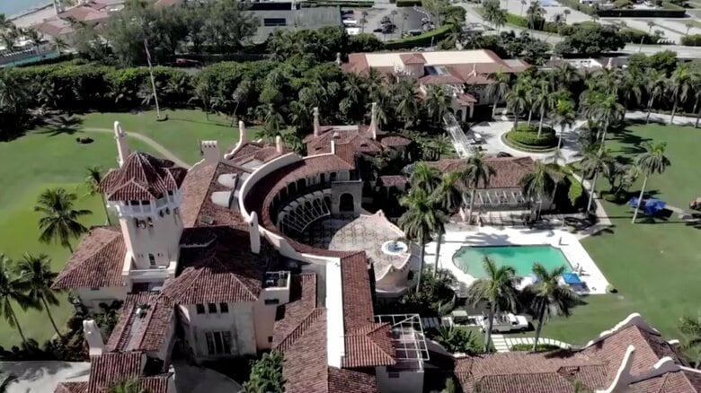 トランプ氏の私邸「マールアラーゴ」（フロリダ州パームビーチ）