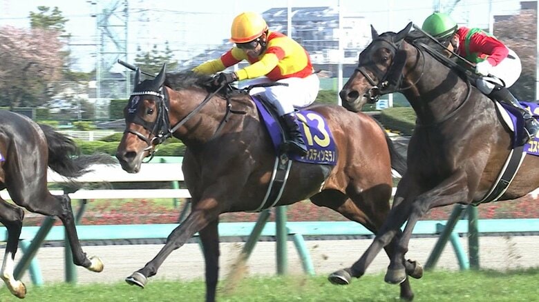 皐月賞を無敗で制したジャスティンミラノ