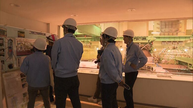 柏崎刈羽原発取材時の様子（2023年11月）