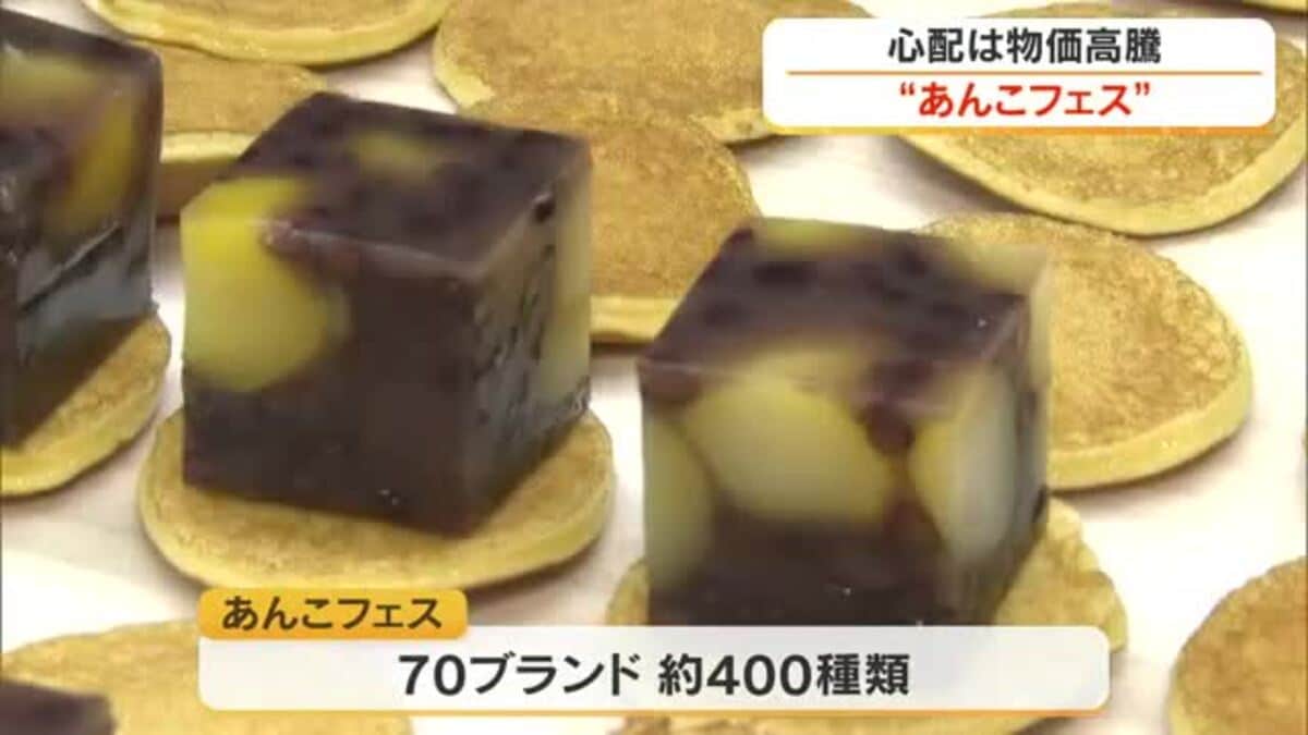 北海道から沖縄まで約400種類のあんこ菓子集結！岡山市のデパートで 