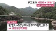 伊万里市「減圧給水」解除へ　10月1日から通常給水　まとまった雨でダム貯水率6割超に回復【佐賀県】