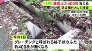 被害総額は時価約250万円…林道の側溝にあった鉄製の蓋約400枚が盗まれる 周辺で7月と9月にも盗まれ見回り強化中に