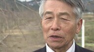 ふくしまサクラの守り人《２》　植樹をする唐橋脩さん　喜多方の名所・日中線のしだれ桜並木を後世に残す