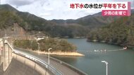 松山市の地下水位が平年より大幅低下　石手川ダム貯水率も２１日頃に８０％割る【愛媛】