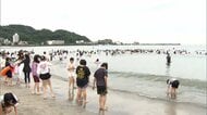 全国の主な海水浴場の6割で人出が減少　「逗子海岸」「三浦海岸」ともに9％超減　夜は最大2割増…厳しい暑さ影響か
