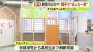親子で“ほっと一息”　静岡市中心部の商店街にまちのおやこ広場「ハレバレ」オープン