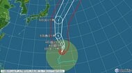 【台風情報】大型で強い台風27号の進路予想　3日午後9時現在、小笠原近海、中心気圧960ヘクトパスカル　4日午前9時には非常に強い勢力になる予想