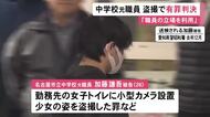 勤務する中学校の女子トイレで盗撮した罪等 元職員の26歳男に拘禁刑1年6カ月・執行猶予3年の有罪判決