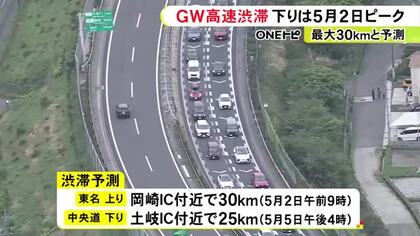 東名上りで最大30kmか…GW期間中の高速道路の渋滞予測 ピークは下り5/2・上り5/3〜5の見込み