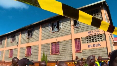 ケニア女子校の寮で火災　生徒16人死亡　79人がけが