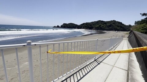 海岸で18歳の大学生が流され行方不明　「サーファーの聖地」　高知・生見海岸　母親を救助しようと沖に　
