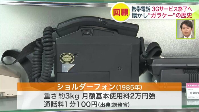 1985年に登場した「ショルダーフォン」