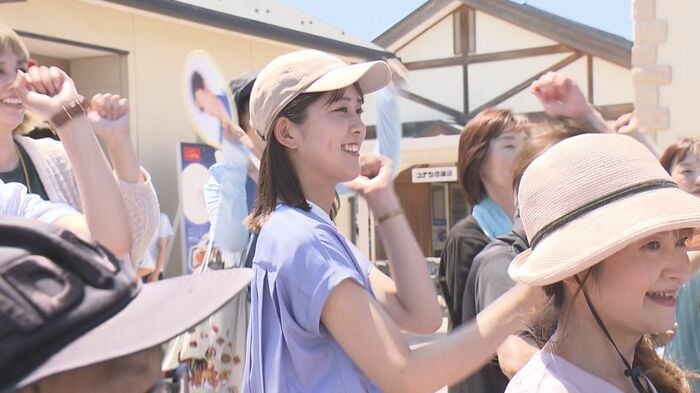 村上アナウンサーも飛び入りで参加
