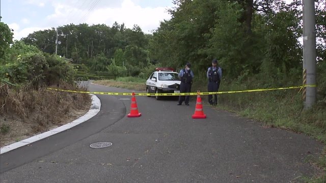 郡山市西田町の山間にある住宅で事件