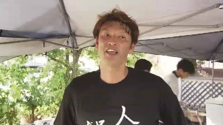 熊本地震　サッカー元日本代表も被災地の支援に汗　子供たちにかき氷や牛丼振る舞う「食べると会話が生まれる」　酷暑の中で奔走｜FNNプライムオンライン