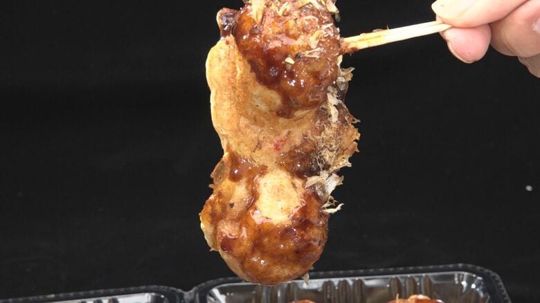 不器用という主人の優しさが詰まった“羽付きたこ焼き”　切って食べると絶品…愛知・春日井市「亀屋」｜FNNプライムオンライン