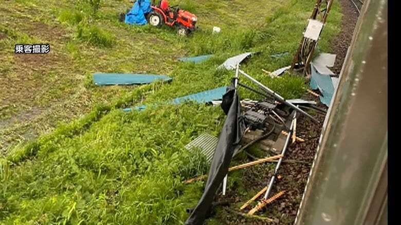 列車に衝突した小屋は雨よけとして1カ月前に線路脇に建てられたもの…3人死傷の長野電鉄事故　長野・須坂市｜FNNプライムオンライン