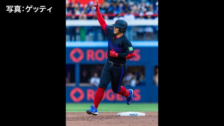 岡本和真が9試合ぶり14号2ランHR　前日途中交代の大谷翔平は休養も異常なし、佐々木朗希は自己ワースト7失点｜FNNプライムオンライン