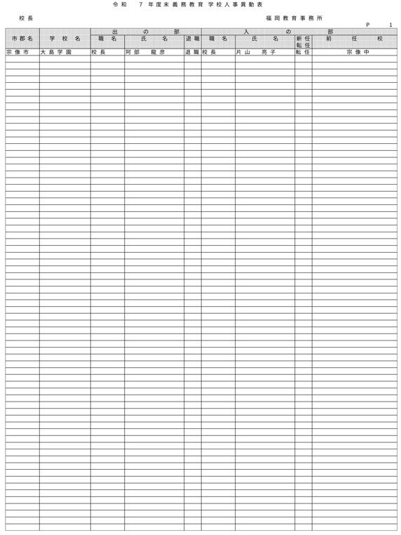 （福岡教育事務所／小・中・義務教育・特別支援学校）