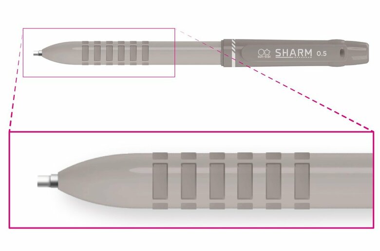 グリップ部分（提供：サンスター文具）
