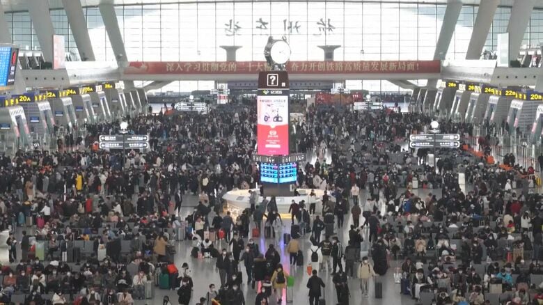 中国の駅　その混雑は”ハンパない”