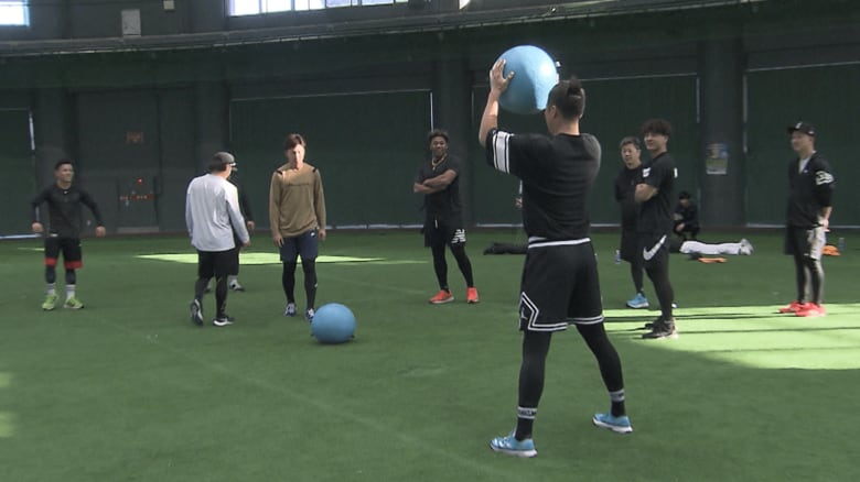 メディシンボールを使ったトレーニング