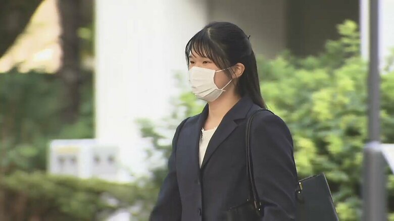 新入生オリエンテーションのために登校された愛子さま（2020年10月）