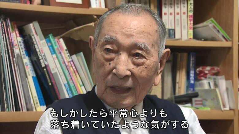 真珠湾攻撃について語る吉岡政光さん