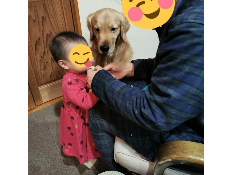 順番待ちの距離が近いふぉるてくん（提供：ふぉるてさん）