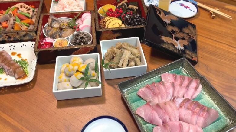 「お年取り」の食卓