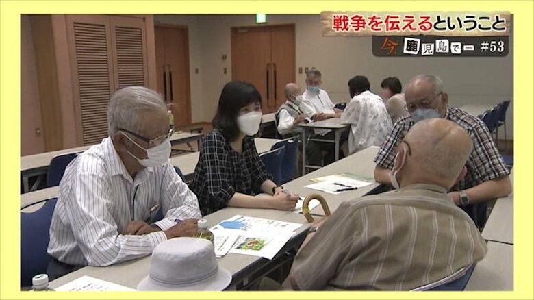 戦争を語り継ぐ集いで活動する肝付さん