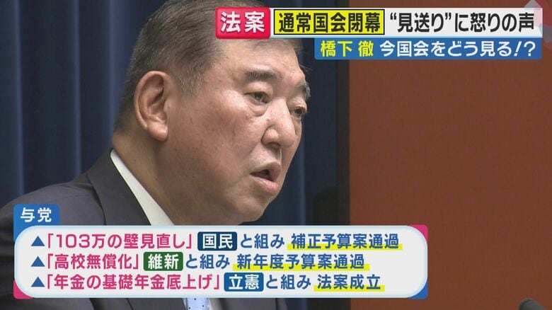 石破首相（関西テレビ「旬感LIVEとれたてっ！」より）