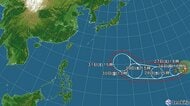 【台風情報】非常に強い台風31号の進路予想　31日午後3時には小笠原近海に達する見込み　中心気圧940hPa、最大瞬間風速は70m/s予想