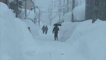 日本海側で青森県中心に平年の2倍超の積雪も…雪下ろし・雪かき等による被害相次ぎ全国で30人死亡
