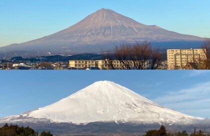 富士山も雪化粧で真っ白に激変…金曜から冬の嵐 早くも三寒四温「ホワイトアウト」も