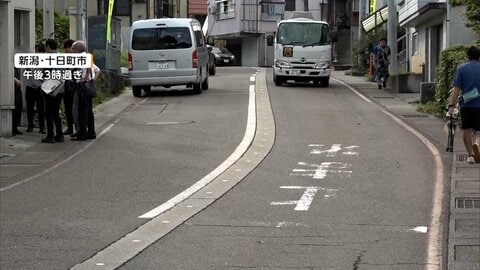 無人の車が園児の列に衝突し5人搬送　80代男性「サイドブレーキがうまく引けてなくて」　新潟・十日町市