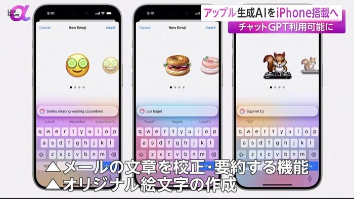 オリジナルの絵文字作成のイメージ