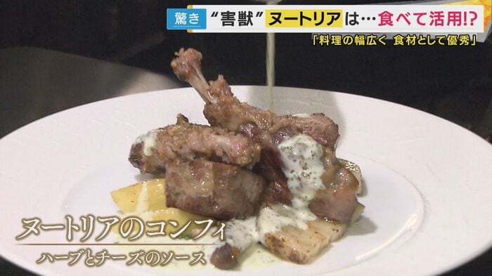 ヌートリアのコンフィ