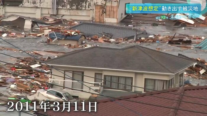 東日本大震災による大津波(2011年3月11日)