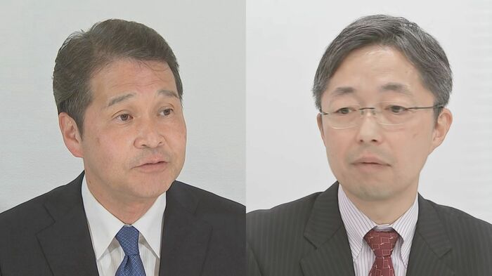 知事選に出馬を表明している2人