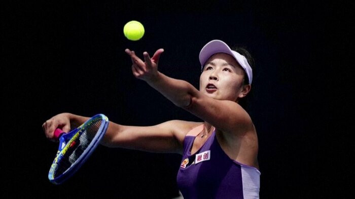 中国の女子テニス選手の彭帥さん