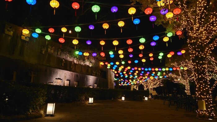 「グラバー園ランタンナイト」2026 年 3月 31 日まで