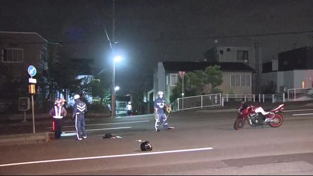 路上に倒れた男性 近くに横転バイク 運転中に転倒か 男性死亡 札幌市