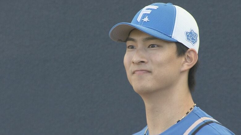 【ファイターズ】達孝太 キャンプ2回目のブルペンに手ごたえ・第1クールが終了「真っすぐが良くなった」｜FNNプライムオンライン