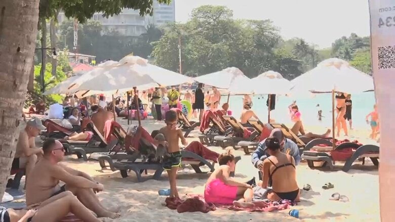 ロシア人観光客が8割 “観光立国”タイのビーチリゾートは今…クレカ使えなくても現金で「問題なし」｜FNNプライムオンライン